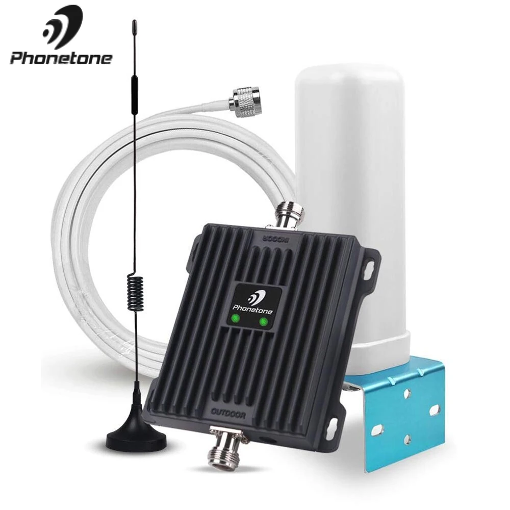 Усилитель сотового сигнала 850/1800MHz Band 5/3 2G GSM Booster 3G 4G LTE повторитель голосовых