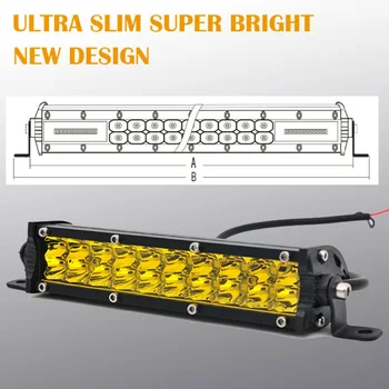 

LED light bar Work Light DC 9-32V New LED Fog Light 60W High quality IP68