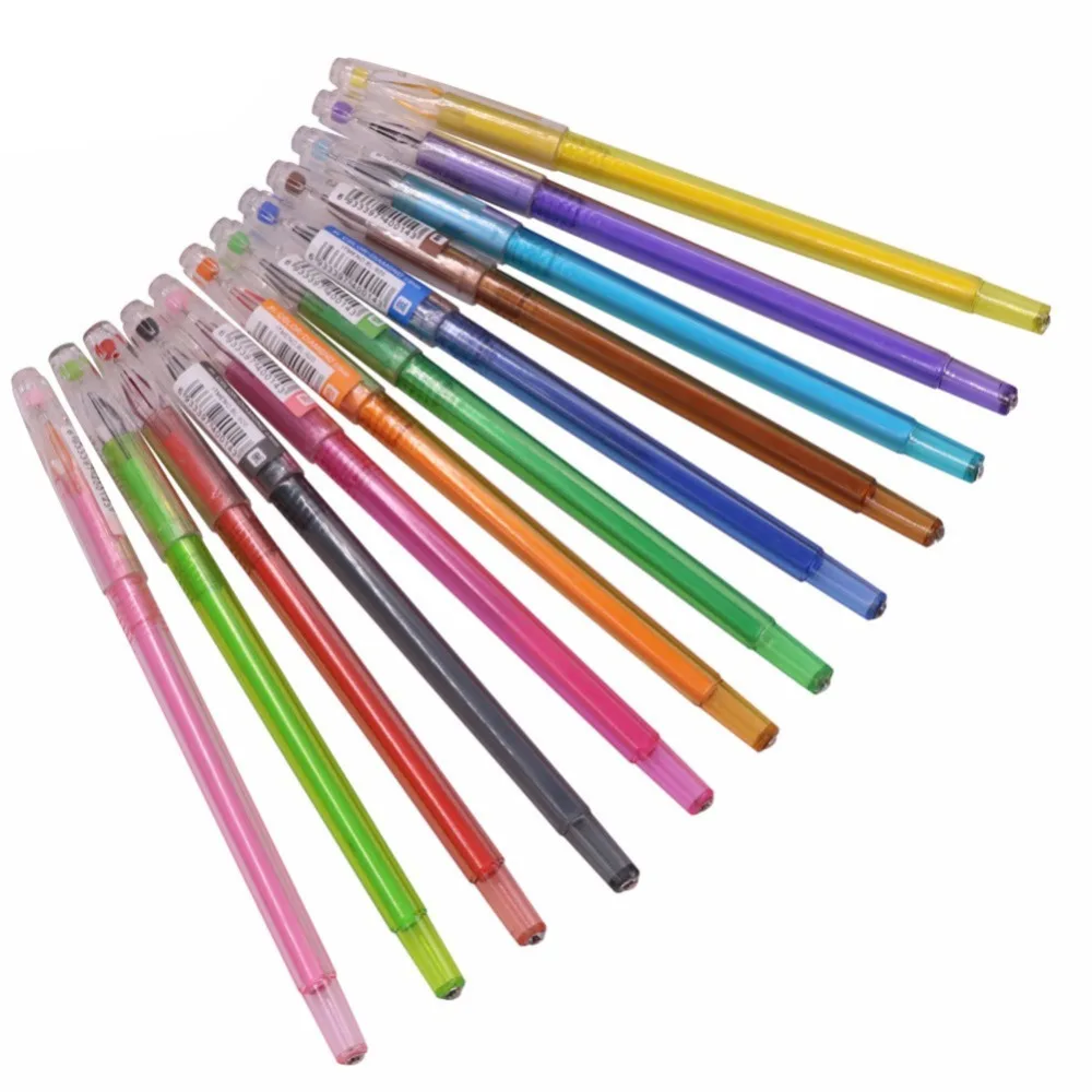 120 шт/партия цветные гелевые ручки оптом цветные ручки Гелевые кавайные ручки boligrafos Kawaii canetas Escolar милые корейские канцелярские принадлежности - Цвет: Color mixing