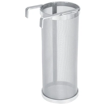 

Brewing Filters 300 Micrometre Homemade Brew Beer Hop Mesh Filters Strainer with Hook Kettle Brew Filters(10 x 25.5cm)