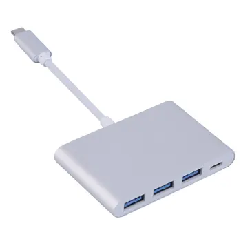 

New Original Protable Type C to 4 Port USB 3.0 Hub Extension Adapter Converter For Macbook Tablet Wholesale