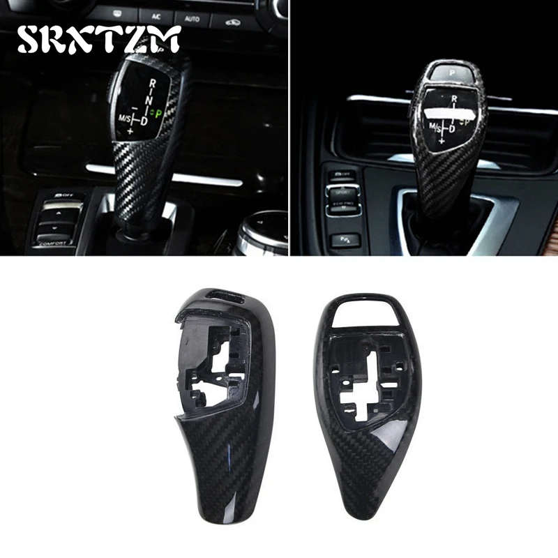 

Replacement Carbon Fiber Gear Shift Knob Cover Trim for BMW F21 F23 F33 F35 F33 F36 F11 F18 F07 F01 E70 F15 E71 F16