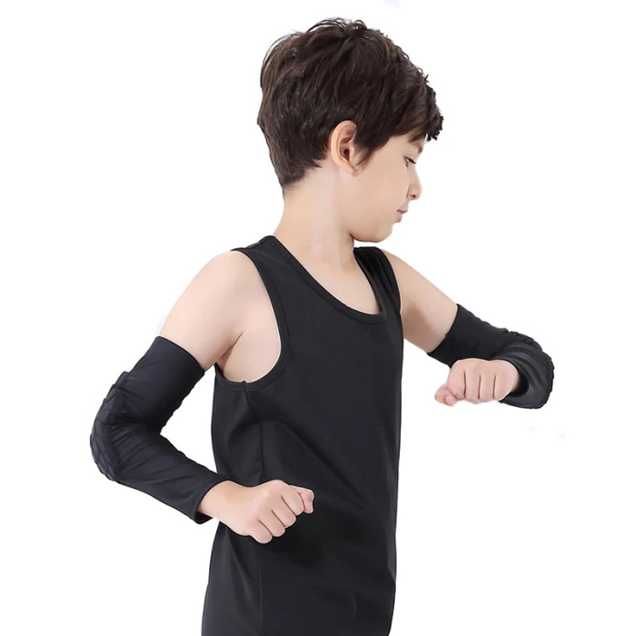 Kids Sports Elbow Pads Honeycomb Compression Knee Pad Protective Gear for Basketball Baseball ZJ55