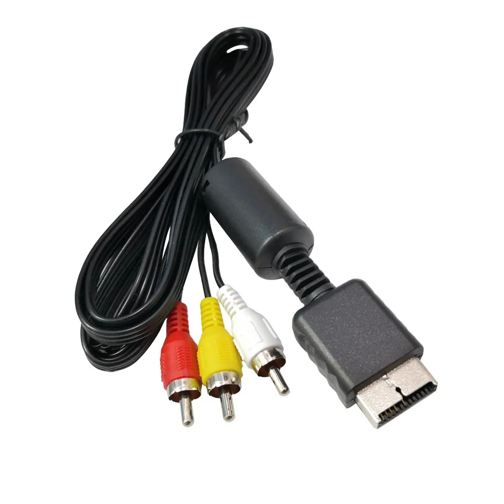 Audio Video av cable Game Composite 3 RCA Copper Wire for Sony Playstation1 2 3 PS1 PS2 PS3 Console