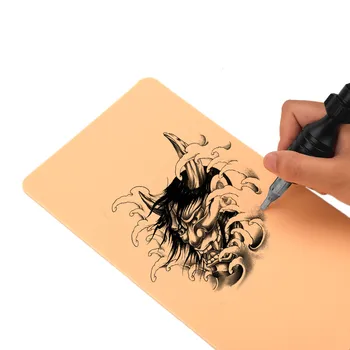 

1pcs Permanent Makeup Eyebrow Lips 25x14.5cm Blank Practice Tattoo Sheet Skin for Needle Machine Feeding Kit