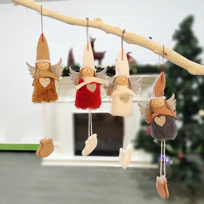 

Happy New Year Angel Doll Christmas Decorations Pendant Christmas Tree Decorations Christmas Decorations for Home Navidad Xmas