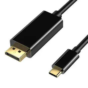 

Hot Sale Type-C to DP Cable Multi-function HW-TC07 Type-C to 1080P DP Display Port Cable for MacBook Laptop Phone Projector