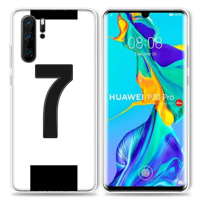 Чехол с номером 10 для huawei P20 P30 P Smart Z Plus P10 P9 P8 mate 30 10 20 Lite Pro силиконовый чехол для телефона