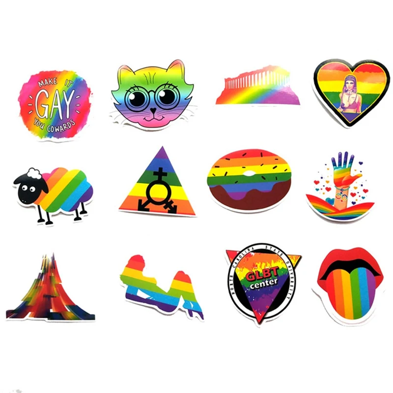 100 шт./компл. семь цветов Радуга мечта граффити водонепроницаемый стикер Дневник украшения для ежедневника альбом для вырезок игрушки для фото для детей