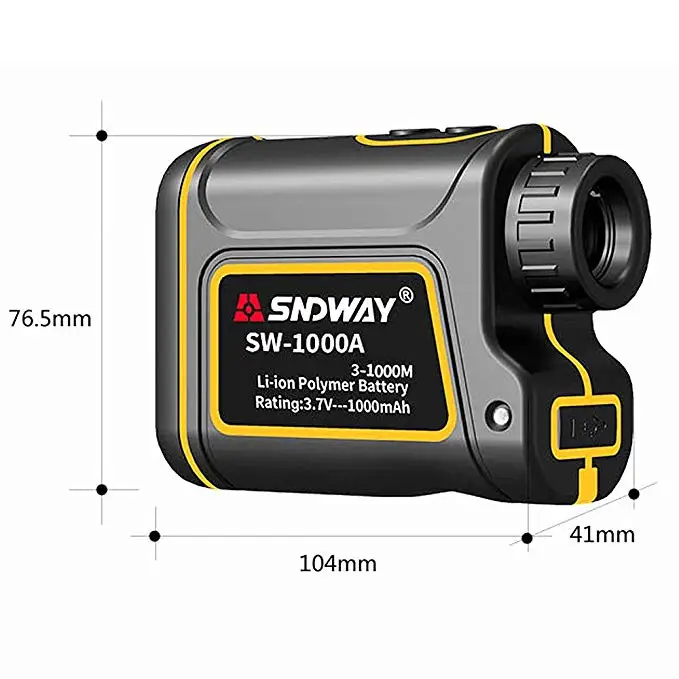 SNDWAY 망원경 레이저 거리 측정기 скачать 7X600 м-1500 м 단안 사냥 골프 레이저 거리 측정기 телескоп trena Лазерные дальномеры