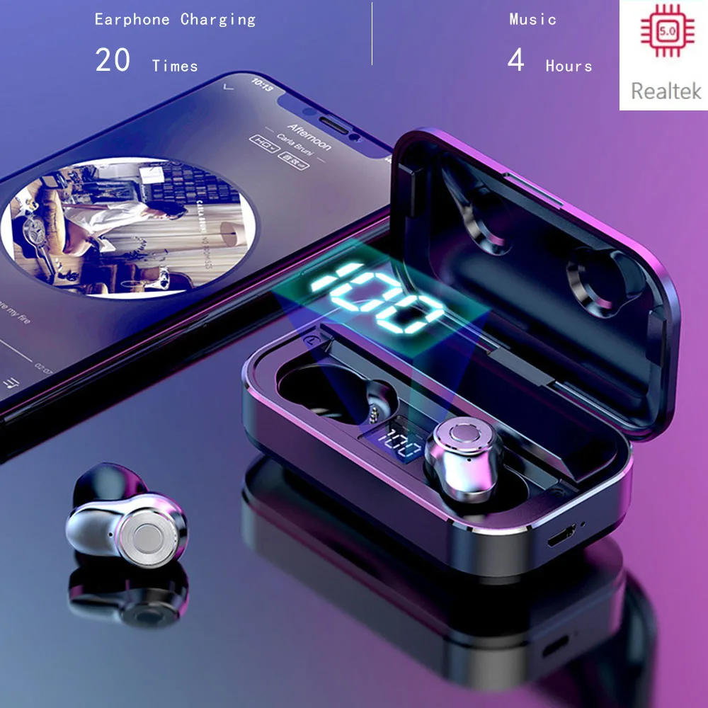 A6S мини TWS отпечатков пальцев Touch Bluetooth наушники, HD стерео беспроводные наушники, шумоподавление игровая гарнитура