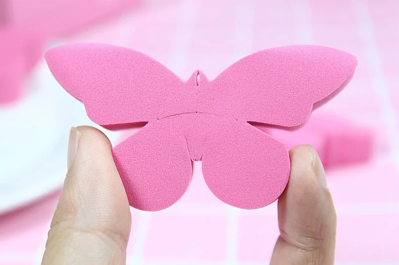 Butterfly Puff губка мяч макияж спонж в форме яйца мяч Макияж BB крем косметика яйцо влажное и сухое двойного назначения не есть порошок мягкий Flut