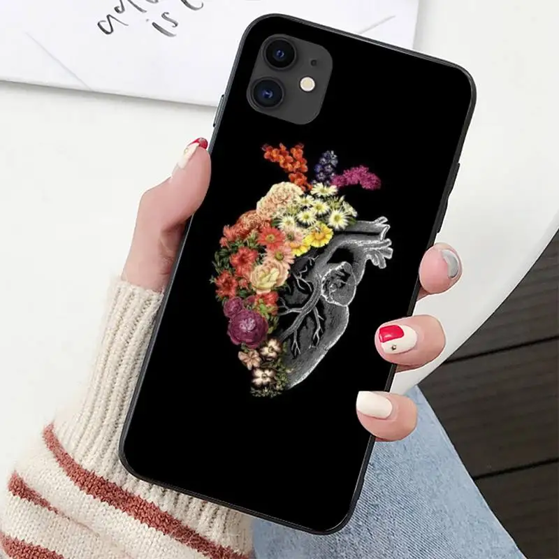 YNDFCNB Heart Of Nature Human Anatomy Doctor Phone Case for iPhone 11 12 pro XS MAX 8 7 6 6S Plus X 5S SE 2020 XR cover YNDFCNB Heart Of Nature Human Anatomy Doctor Phone Case for iPhone 11 12 pro XS MAX 8 7 6 6S Plus X 5S SE 2020 XR cover