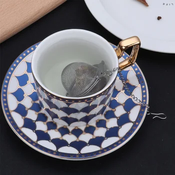 

Tea Infuser Stainless Steel Mesh Tea Strainer Coffee Herb Spice Filter Diffuser Handle Tea Ball