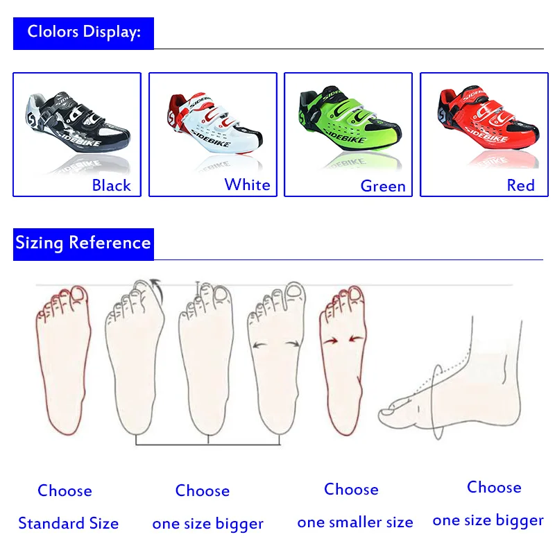 SIDEBIKE cycling shoes sapatilha ciclismo black road bike sneakers SPD-SL Pedals shoes outdoor self-locking riding bike shoes