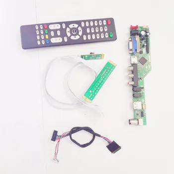 

For LP140WH2-TLL1/TLL2/TLL4 T.V53 display controller drive card 1366*768 WLED LVDS 40Pin 14" laptop panel HDMI VGA USB AV RF kit