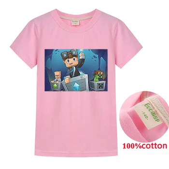 

Boys T Shirt Girls Kids Children Tops Cotton Clothing Short Sleeves Summer Clothes Print Cartoon Tee White Yellow Orange Blue