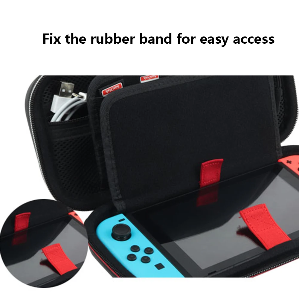 Чехол для переноски подходит для игровой консоли nintendo Switch и аксессуаров Портативная сумка для хранения противоударный водонепроницаемый защитный чехол