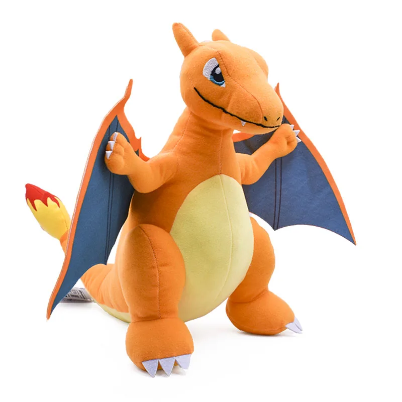 5 шт./компл. 33 см центр Charizard мегаэволюция Плюшевые игрушки Аниме Мягкие животные детские плюшевые куклы Рождественский подарок