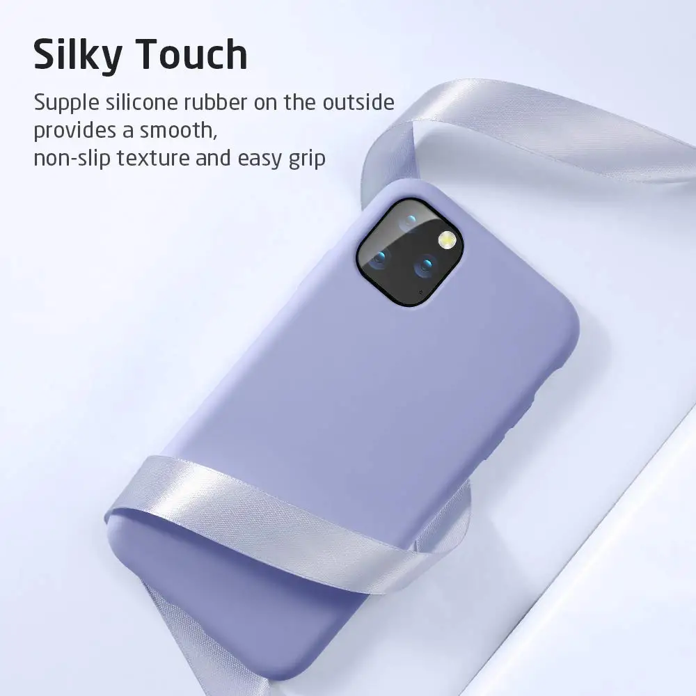 Жидкий силиконовый чехол для iPhone X Xs 11 Pro Max XR 6 6s Plus 7 8 Plus 11Pro Max X XS 10 чехол s Чехол карамельного цвета