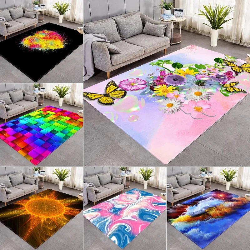 Tapis De Dessin Animé De Rêve Motif Papillon, Pour Salon Et