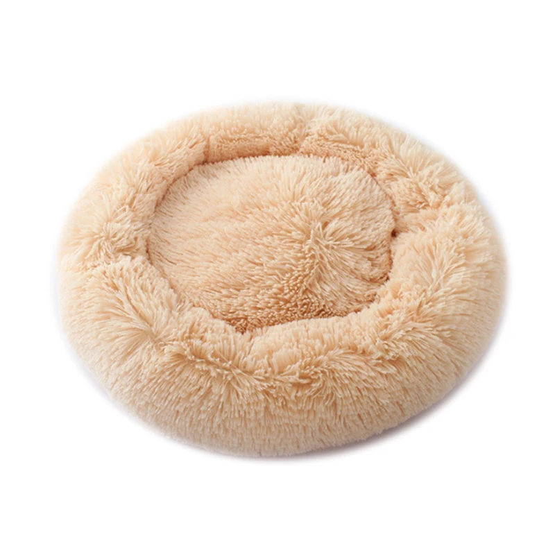 Round Dog Bed Washable Long Plush Dog Kennel Cat House Super Soft Cotton Mats Sofa Dog Basket Pet Warm Sleeping Bed Dog Supplies Round Dog Bed Washable Long Plush Dog Kennel Cat House Super Soft Cotton Mats Sofa Dog Basket Pet Warm Sleeping Bed Dog Supplies