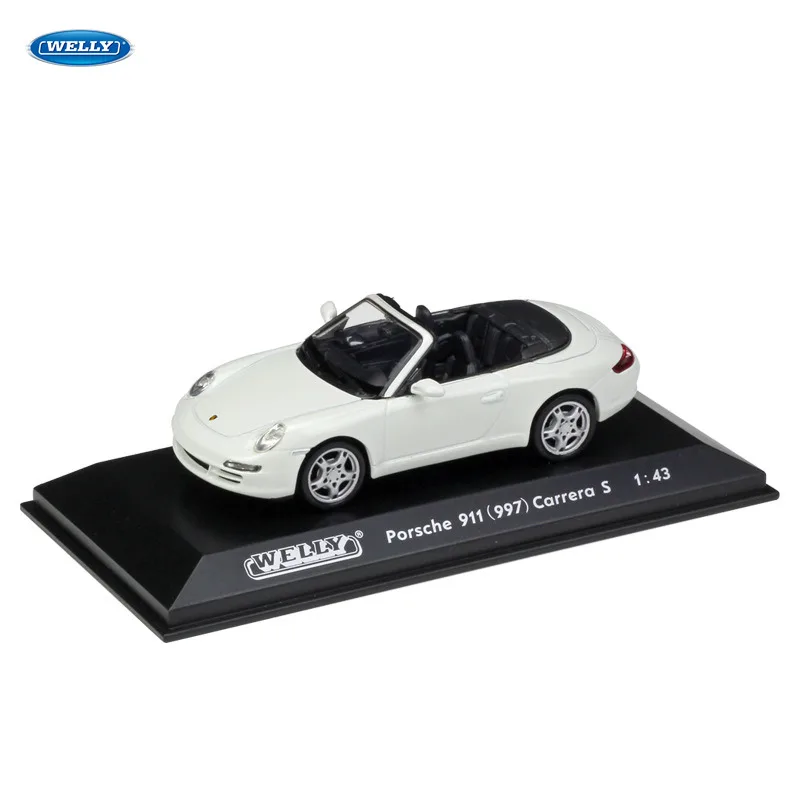 WELLY 1:43 porsche 911 модель автомобиля из сплава Модель автомобиля украшение автомобиля коллекция Подарочная игрушка Литье под давлением модель игрушка для мальчиков