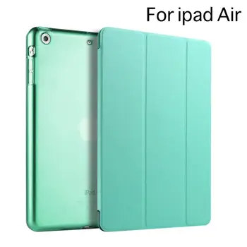 

For iPad case Air 2013 Release model A1474 A1475 A1476,Color PU Smart Cover Case Funda Magnet wake up sleep For APPle iPad Air