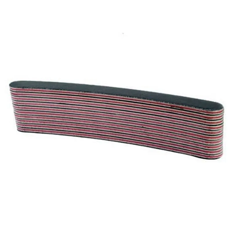New Hot 10pcs Half Moon Nail Art Sanding Files Buffer Block Manicure Pedicure Tools Sand Paper Nail File Styling Tools SMR88