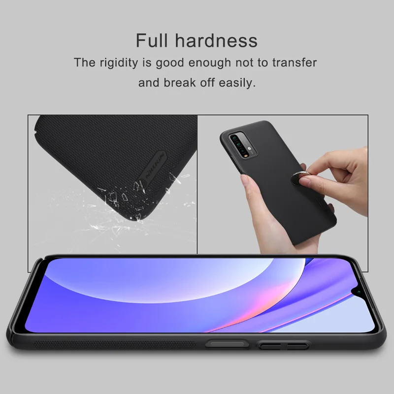 Nillkin Case For Xiaomi Redmi 9T Frosted Shield Hard Plastic Matte Back Cover Shell xiaomi leather case