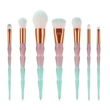 

7pcs Makeup Brushes Foundation Powder Brushes Face Brush Set Soft Face Blush Brush Professional Large Cosmetics Make Up Tools