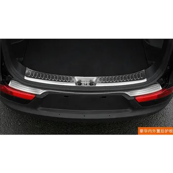 

For KIA Sportage R 2015 2016 high quality rear door sill plate / bumper protector, 304 brushed stainless steel
