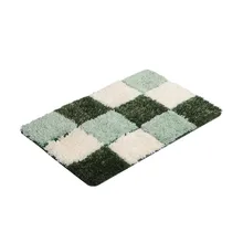 Домашние декоративные Гостиная ковры ковер в клетку для дома украшения водопоглощение Ванная комната коврики и ковры