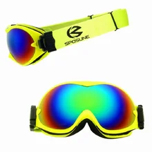 Двухслойные противотуманные очки для катания на лыжах, сноуборде, мужчин и женщин, спортивные лыжные очки, маска для снегохода, очки для Снежной Горы, солнцезащитные очки Gogle