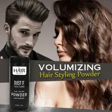 Пушистые волосы Пыль порошок моделирование укладки увеличение объема волос лечение контроль масла порошок волосы матирующий Уход за волосами артефакт
