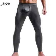 Мужские кальсоны термобелье мужские леггинсы под брюки мужское термо нижнее белье открытые спереди Колготки Компрессионные спортивные штаны
