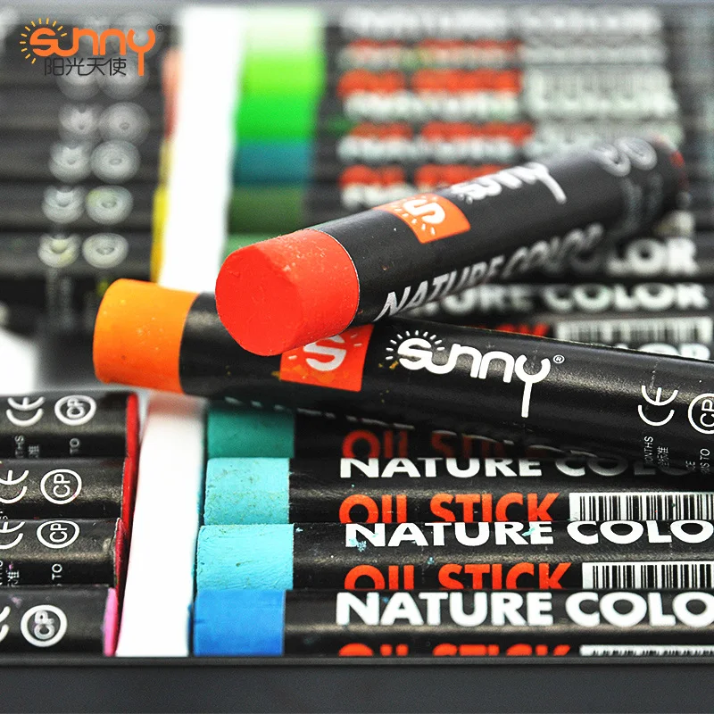 Soft Oil Pastel Dry High Quality Heavy Colors Crayons for Drawing Stationery Art Supplies Professional 36 Color Wax Crayons