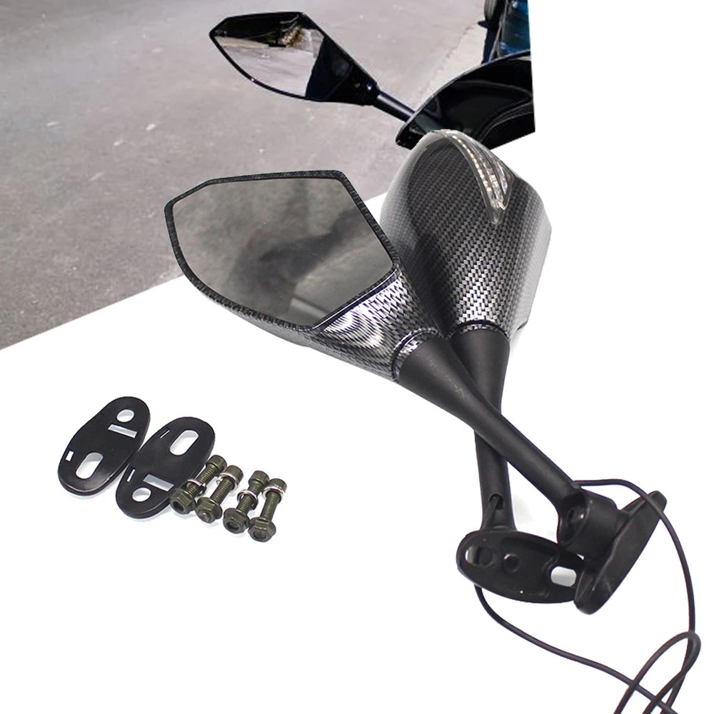 

Motorcycle LED Turn Signal Rear View Side Mirror For Aprilia RSV4 FACTORY ABS DORSODURO 1200 ABS 750 SRV 850 SX50 SHIVER 750
