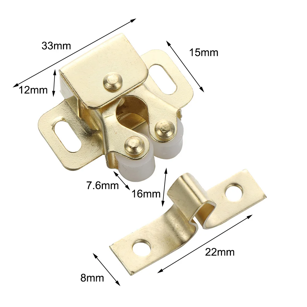 1set Magnet Cabinet Catches Door Stop Closer Stoppers Damper er For Wardrobe Hardware Furniture Fittings
