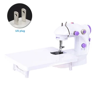 

Mini Portable Foot Pedal DIY Craft Beginner Tailor Extension Table Handheld Electric Sewing Machine Set Adjustable Dual Speed