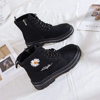 

Boots 2020 Women Genuine Leather Shoes for Winter Boots Shoes Woman Casual Autumn Genuine Leather Botas Mujer Female Ankle Boots