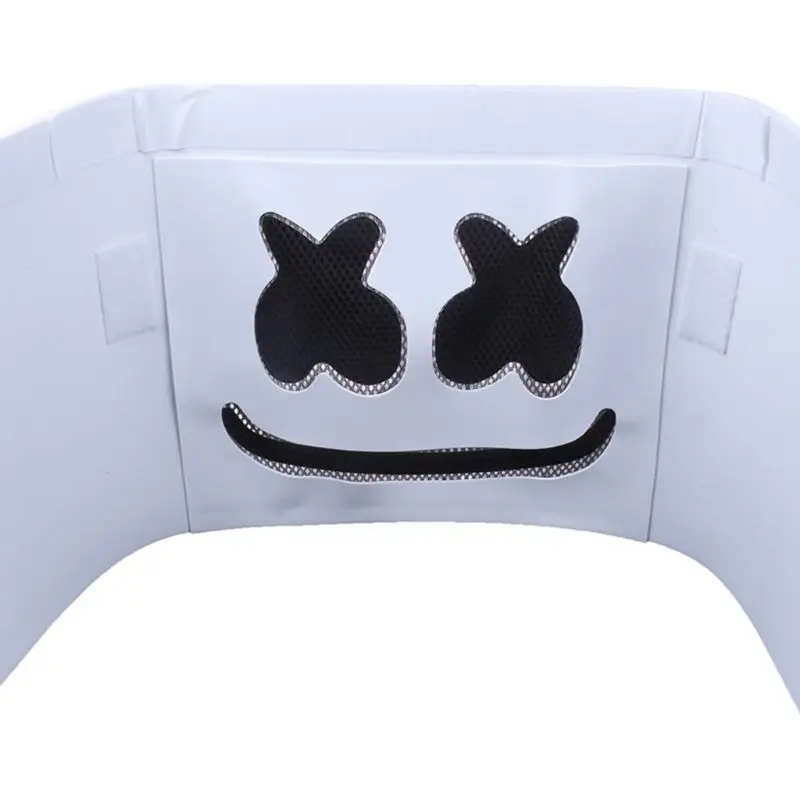 DJ Marshmellow маска полные головные шлемы реквизит наборы для Хэллоуина Пасхальный косплей Бар музыкальный фестиваль часть E65B