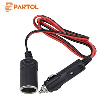 

1M 12/24V Universal Car Cigarette Lighter Socket Plug Power Extension Supply Adapter Extend Cable Copper Wire Car Accessories
