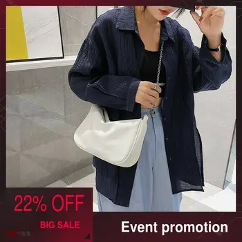 

Ladies handbag designer bags for women 2020 new luxury Single shoulder bag White horizontal makeup bag PU material Change purse