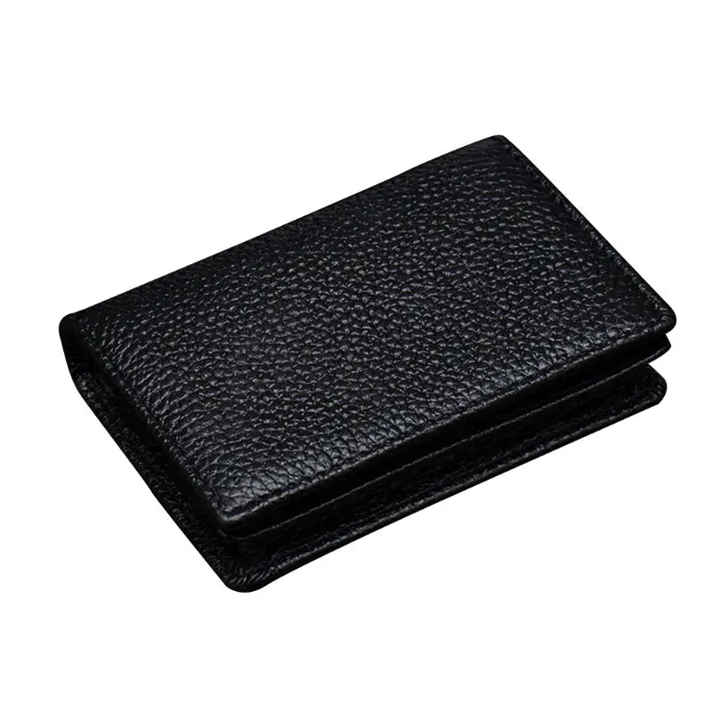

Vintage Genuine Leather Credit Card Holder for Women Men Business Cards Case Pocket Wallet A69C