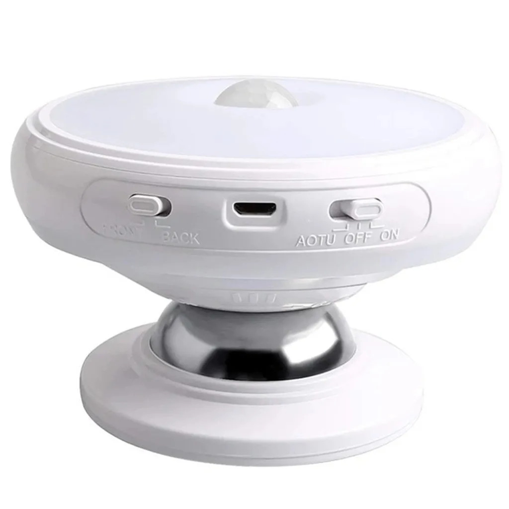 LED human body induction light 360 Degree Rotation USB Rechargeable Sensor LED Night Light Table Lamp party decoration light
