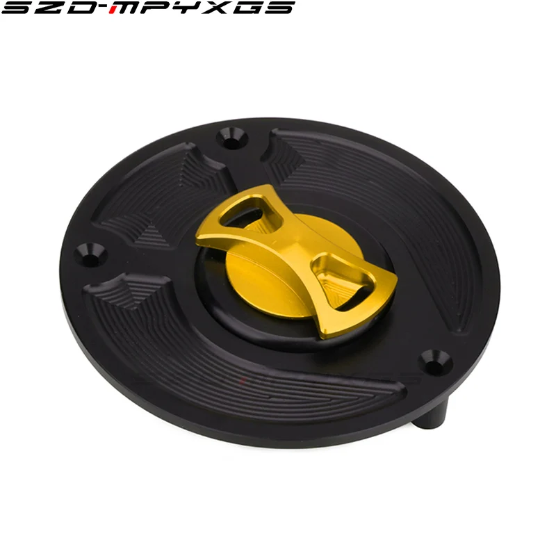 CNC keyless газовый топливный бак Крышка для HONDA CBR954RR CB600F CB900F CBR250RR CBR400RR CBR1000RR CBR 1100 1100XX Fireblade - Цвет: Золотой