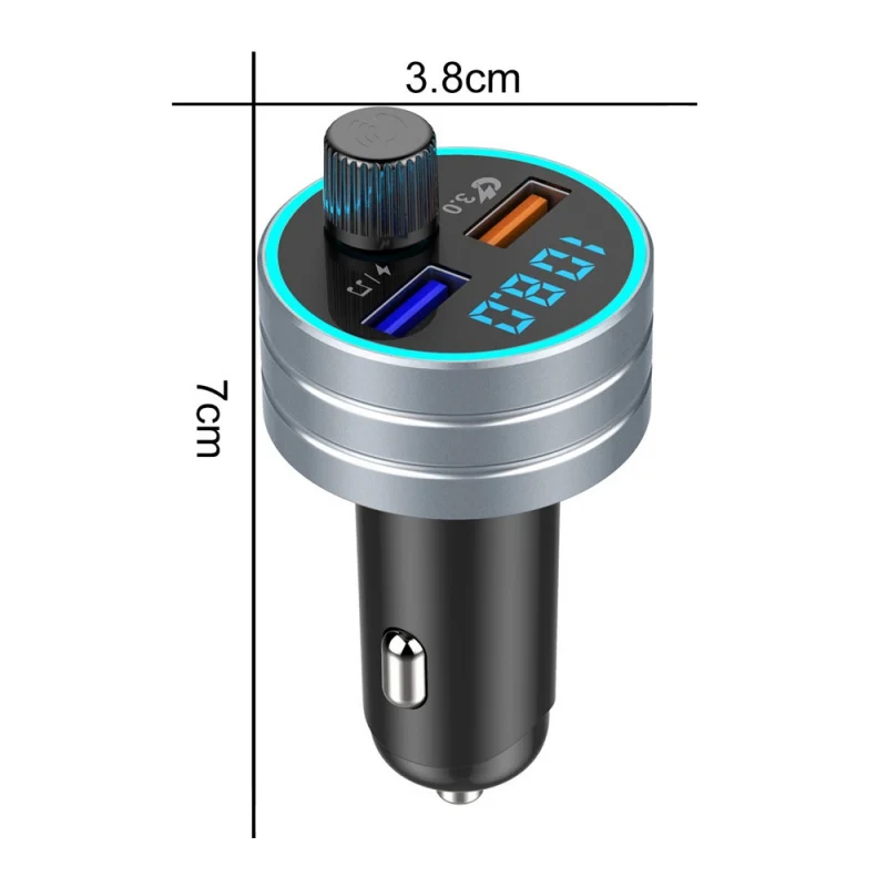 Автомобильный MP3-плеер Bluetooth fm-передатчик приемник Двойной Usb многофункциональное автомобильное зарядное устройство
