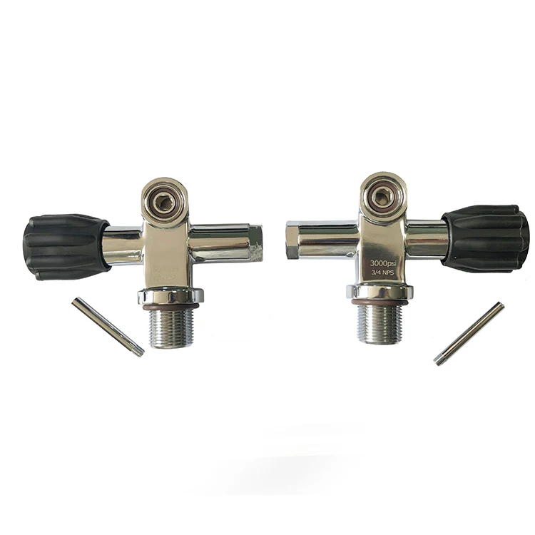 Diving Cylinder Valve Diving Cylinder Valve Double One-hand Left and Right Hand Universal