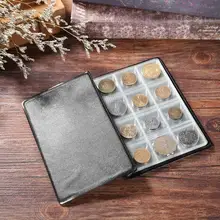 10 страниц, 120 карманов, альбом для монет, коллекция, книга, мини альбомы, альбом для хранения, книга, фото, держатели, монета, Пенни, монета, сбор, De U2C6